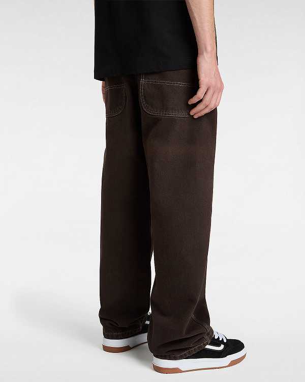 Brown Vans Skate Check-5 Loose Men Pants | VN6924701