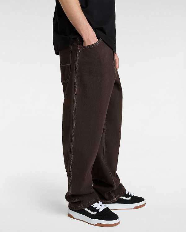 Brown Vans Skate Check-5 Loose Men Pants | VN6924701