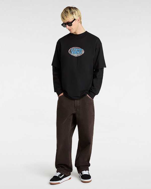 Brown Vans Skate Check-5 Loose Men Pants | VN6924701
