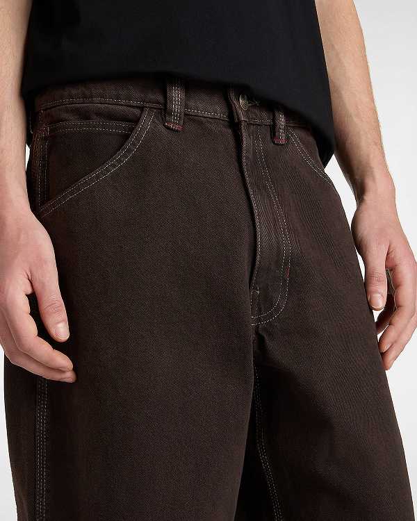Brown Vans Skate Check-5 Loose Men Pants | VN6924701