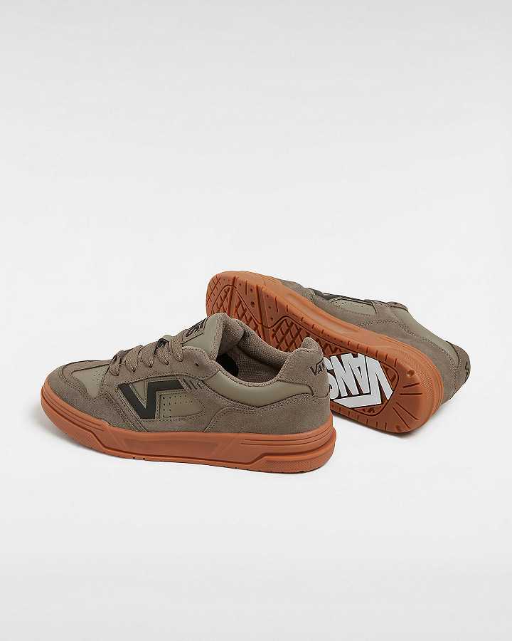 Brown Vans Upland Suede Women Sneakers | VN5913827