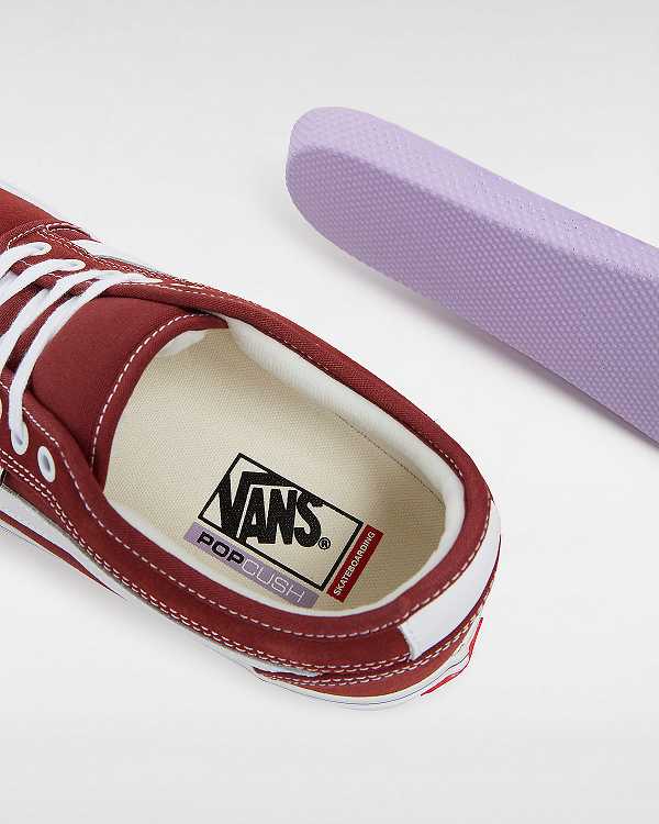 Burgundy Vans Chukka Low Sidestripe Women Skate Shoes | VN0329845