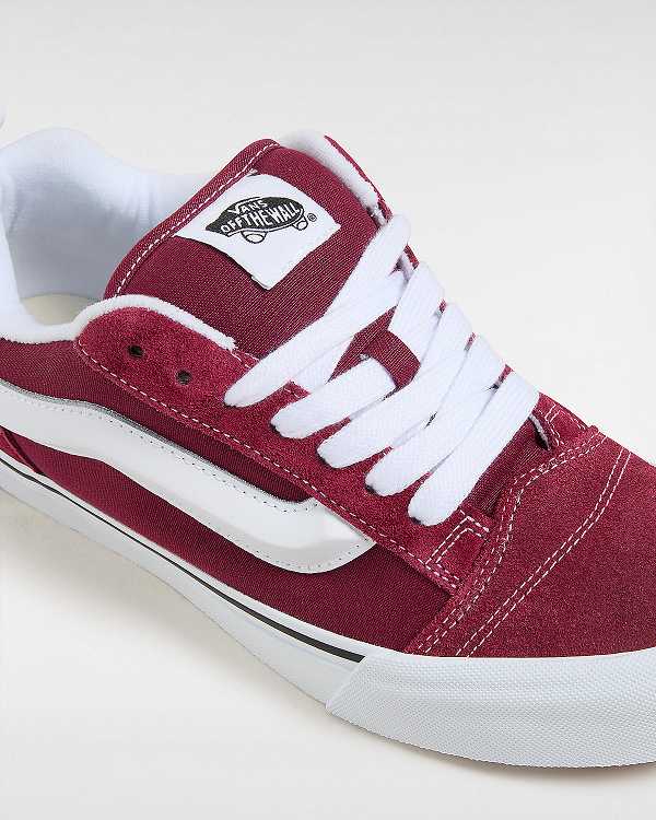 Burgundy Vans Knu Skool Men Sneakers | VN3072196