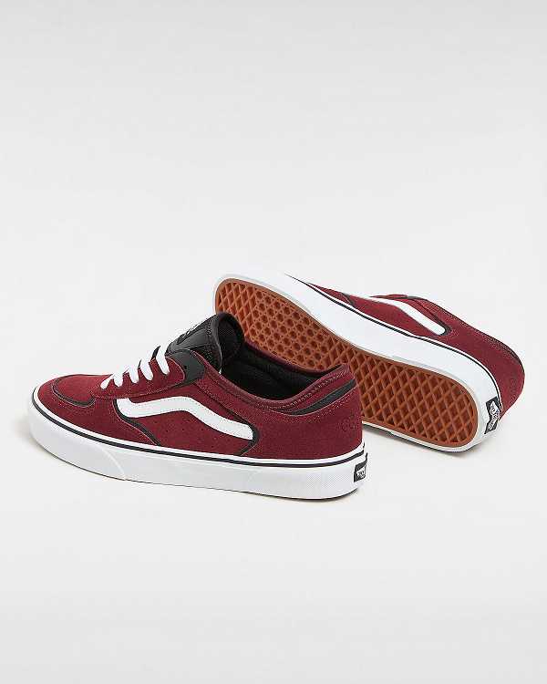 Burgundy Vans Rowley Classic Women Sneakers | VN9716083