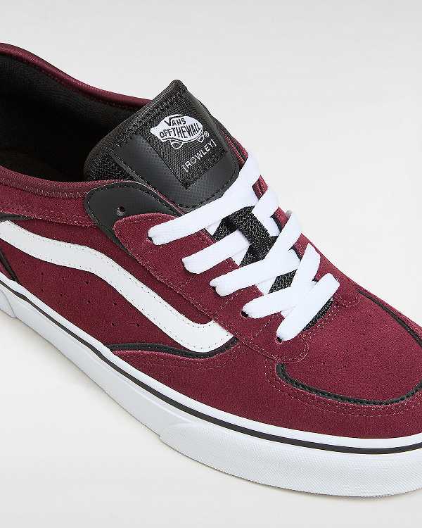 Burgundy Vans Rowley Classic Women Sneakers | VN9716083