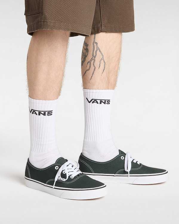 Green Vans Authentic Men Sneakers | VN8905261