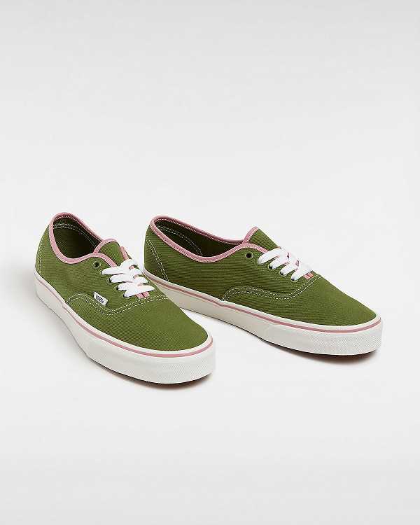 Green Vans Authentic Women Sneakers | VN6705928