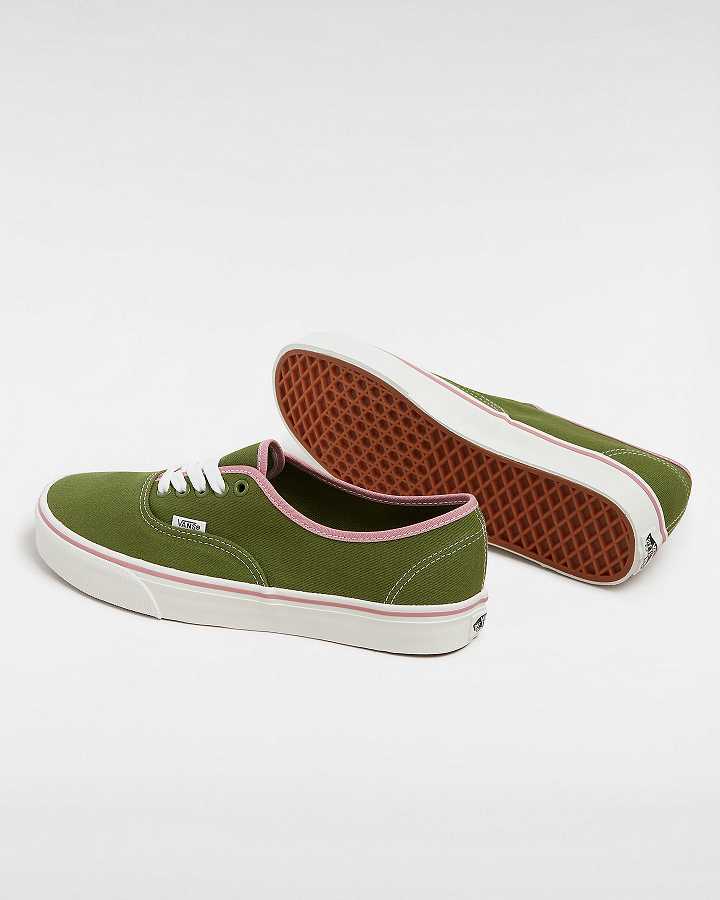 Green Vans Authentic Women Sneakers | VN6705928