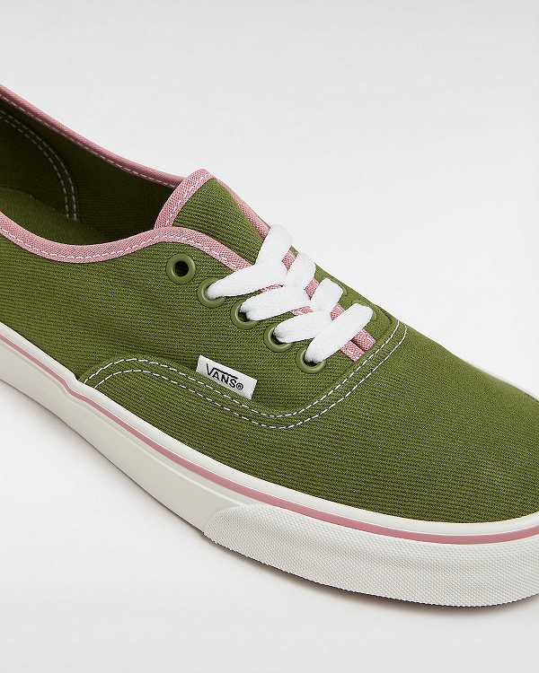 Green Vans Authentic Women Sneakers | VN6705928