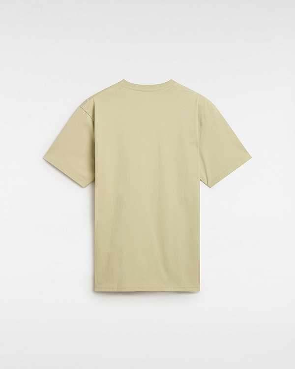 Green Vans Classic Men T Shirts | VN9712486