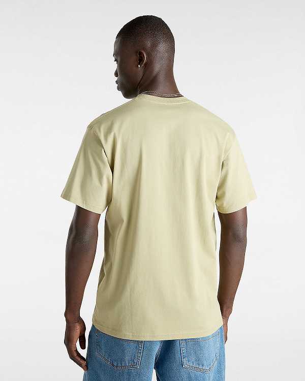Green Vans Classic Men T Shirts | VN9712486