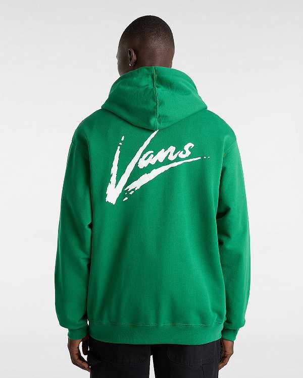 Green Vans Dettori Loose Men Hoodie | VN3801724