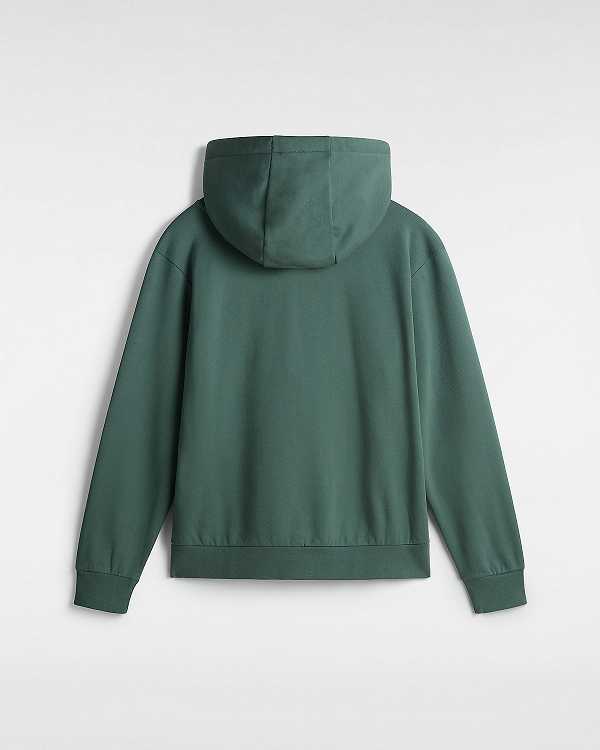 Green Vans Essential Relaxed Men Hoodie | VN4298016