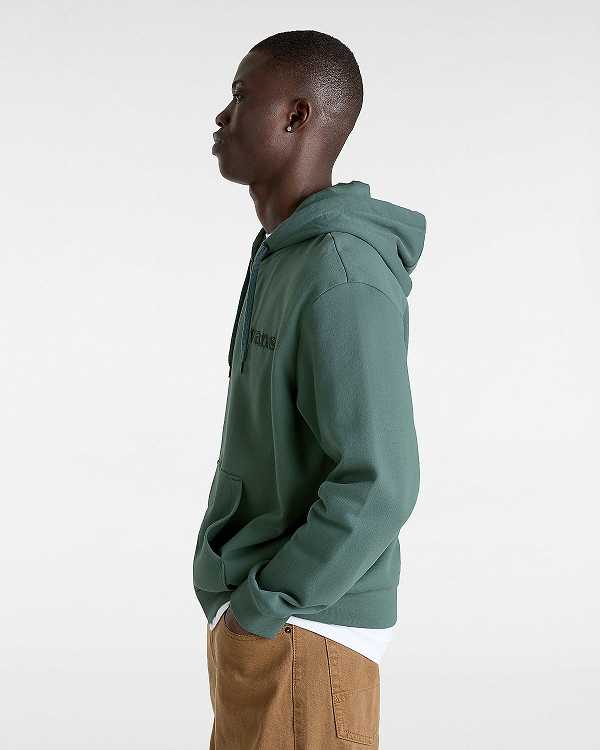 Green Vans Essential Relaxed Men Hoodie | VN4298016