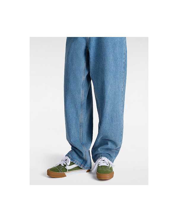 Green Vans Knu Skool Men Sneakers | VN6519248