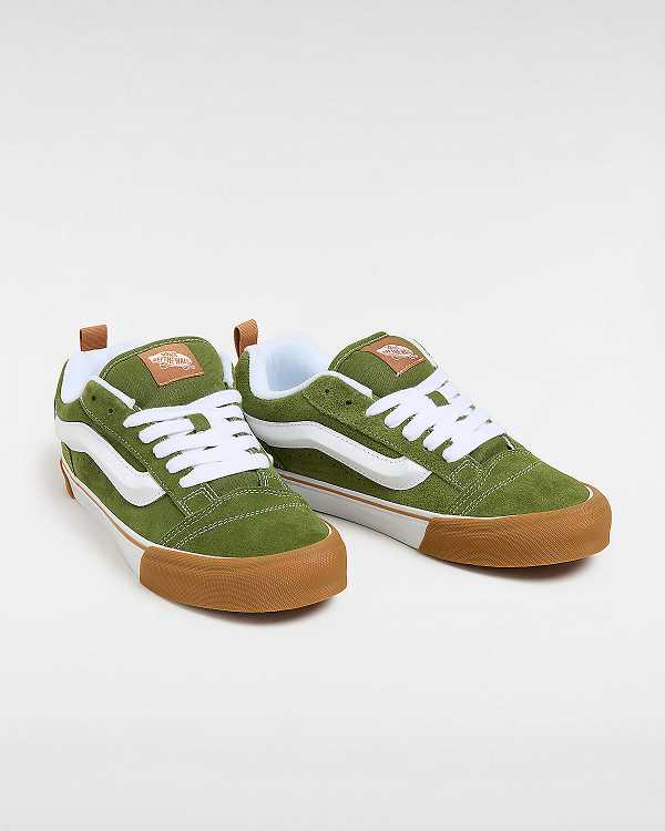 Green Vans Knu Skool Women Sneakers | VN4015379