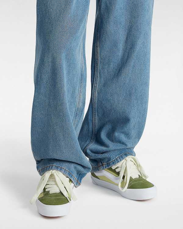Green Vans Knu Skool Women Sneakers | VN9812507