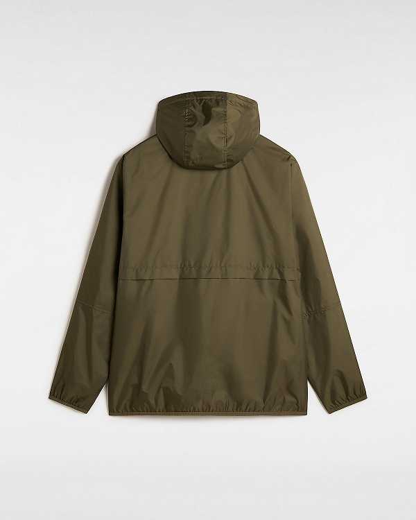 Green Vans MTE Lewis Men Windbreaker | VN8693215