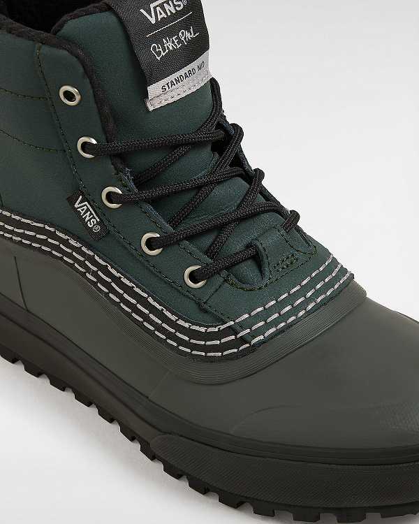 Green Vans MTE Standard Mid X Blake Paul Men Snow Boots | VN0437895