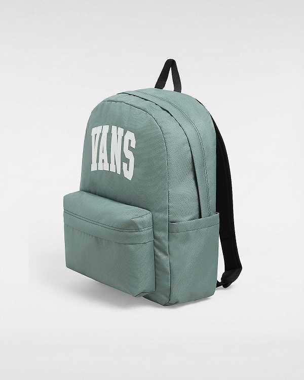 Green Vans Old Skool Unisex Backpacks | VN3045762