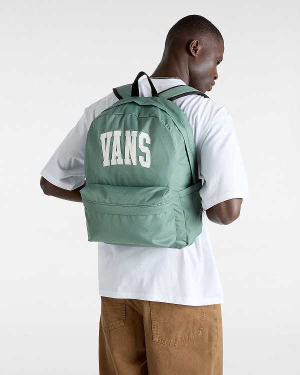 Green Vans Old Skool Unisex Backpacks | VN3045762