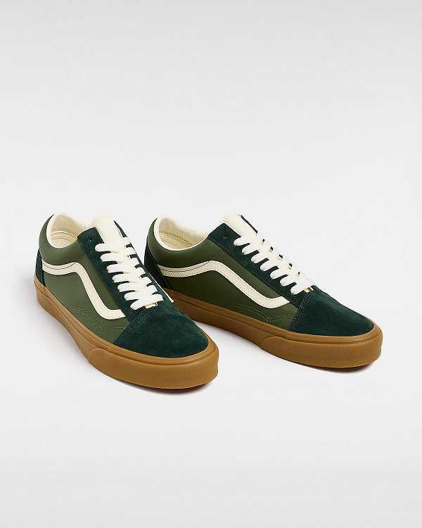 Green Vans Old Skool Women Sneakers | VN4087529