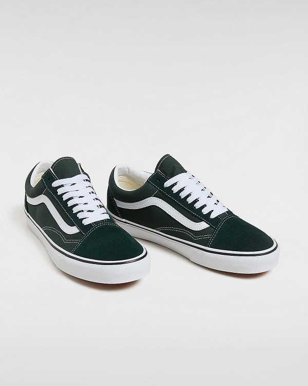 Green Vans Old Skool Women Sneakers | VN8497150