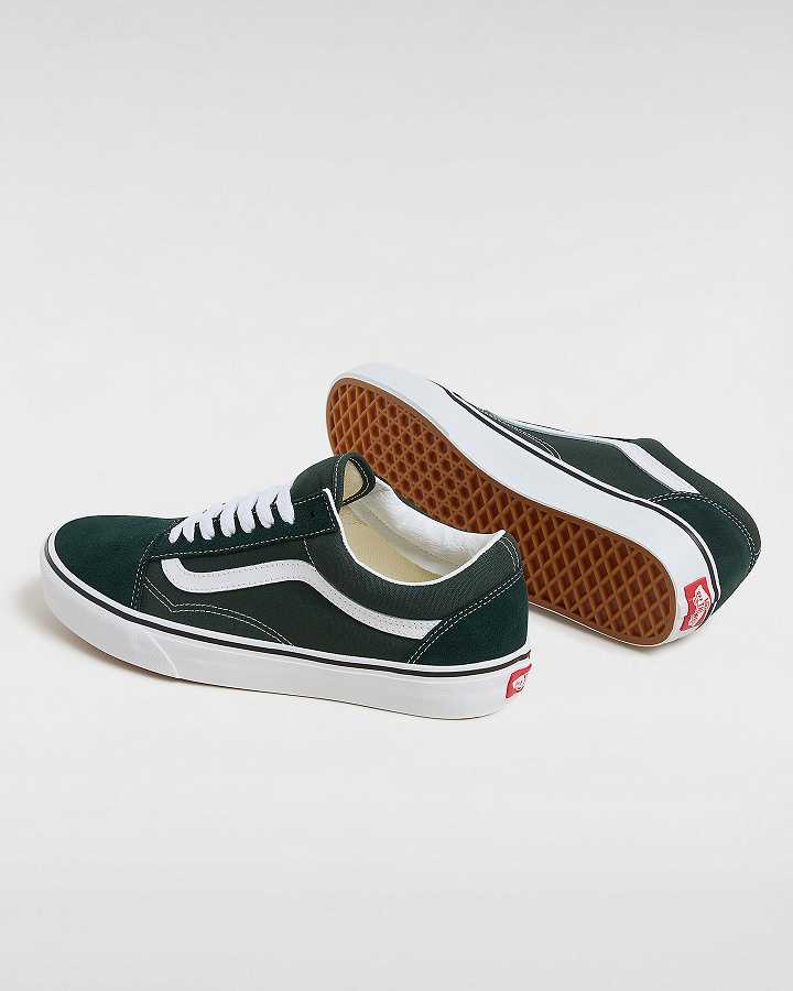 Green Vans Old Skool Women Sneakers | VN8497150