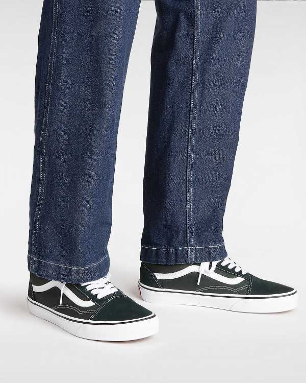 Green Vans Old Skool Women Sneakers | VN8497150