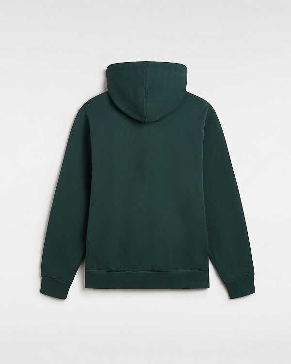 Green Vans Original Standards Loose Men Hoodie | VN5816329