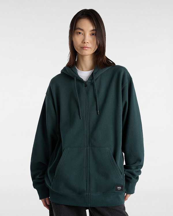 Green Vans Original Standards Loose Men Hoodie | VN5816329