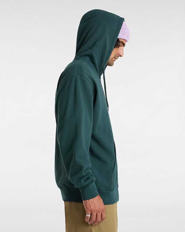 Green Vans Original Standards Loose Men Hoodie | VN5816329