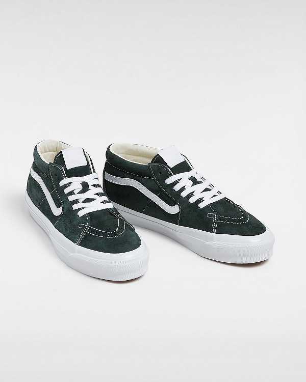 Green Vans Premium Sk8-Mid 83 Women Sneakers | VN7435018