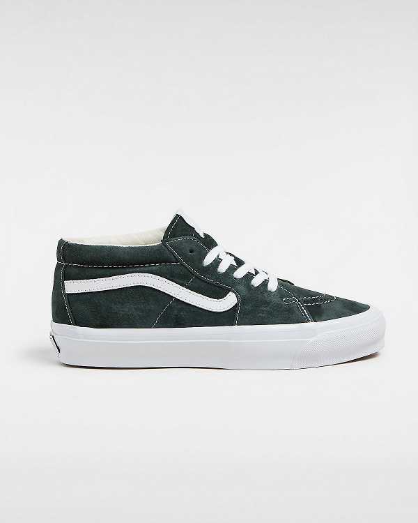 Green Vans Premium Sk8-Mid 83 Women Sneakers | VN7435018