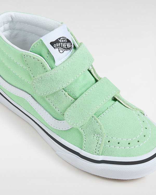 Green Vans SK8-Mid Reissue (4-8 years) Kids' Sneakers | VN5734692