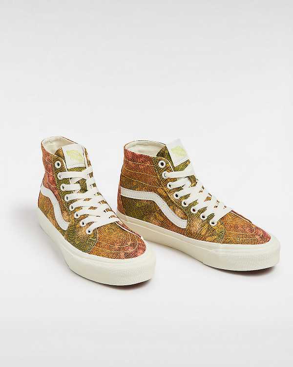 Green Vans Sk8-Hi Tapered Women Sneakers | VN1936042