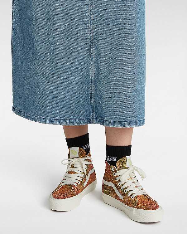 Green Vans Sk8-Hi Tapered Women Sneakers | VN1936042