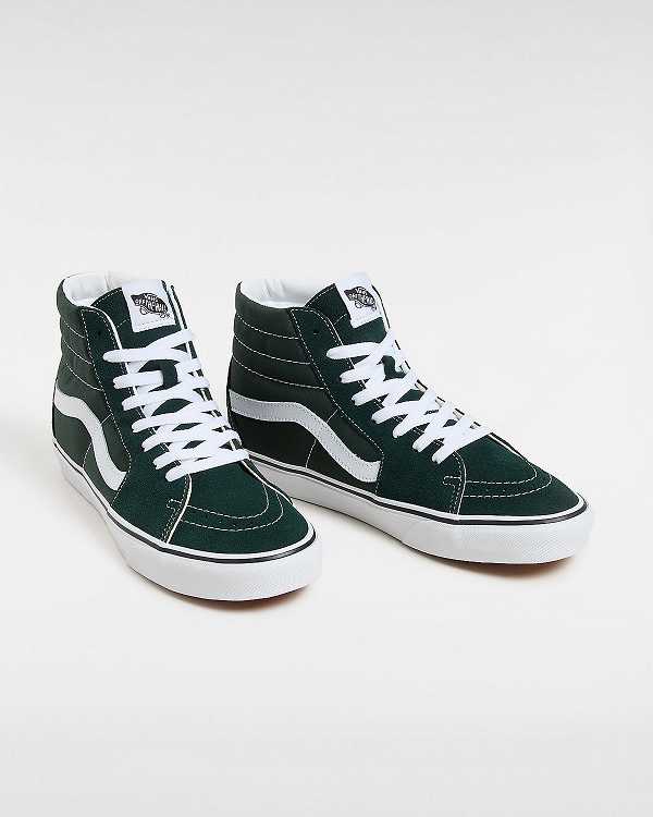Green Vans Sk8-Hi Women Skate Shoes | VN1736054