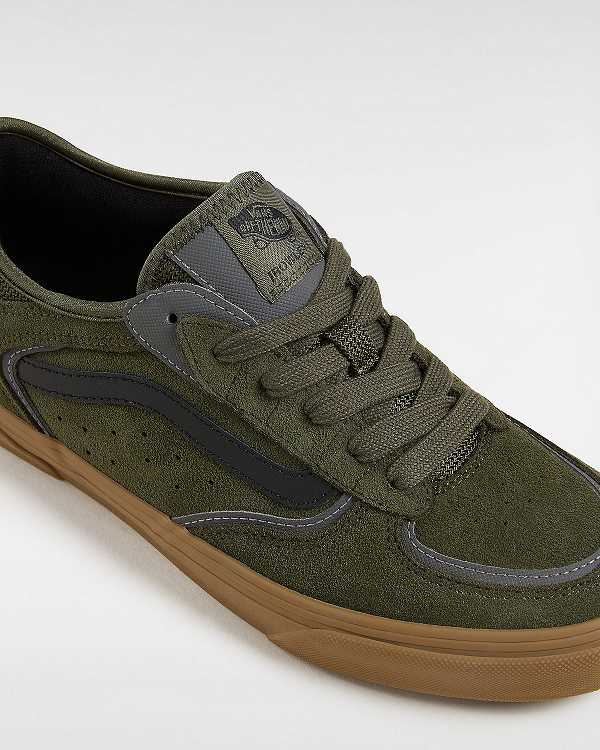 Green Vans Skate Rowley Men Sneakers | VN9263018