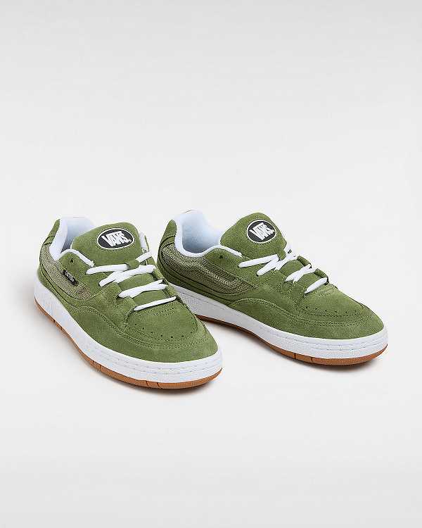Green Vans Speed LS Men Skate Shoes | VN4850319