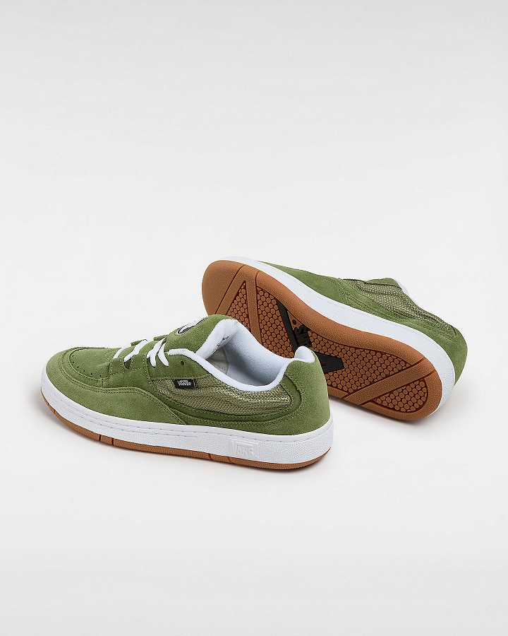 Green Vans Speed LS Women Skate Shoes | VN4016879