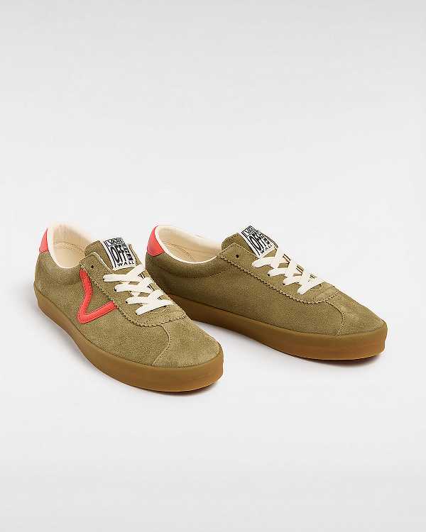 Green Vans Sport Low Men Sneakers | VN2468593