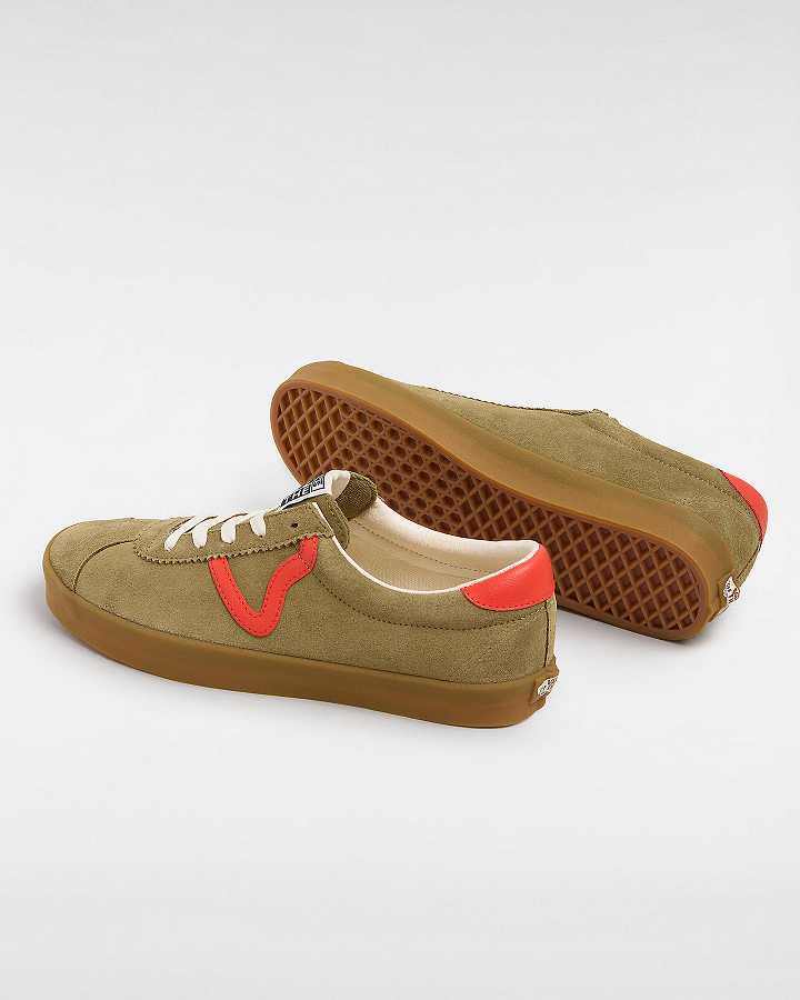 Green Vans Sport Low Men Sneakers | VN2468593