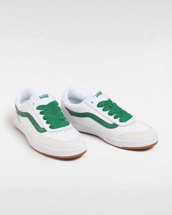 Green / White Vans Cruze Too ComfyCush Women Sneakers | VN1748203