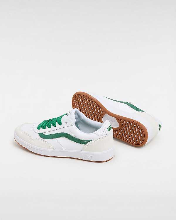 Green / White Vans Cruze Too ComfyCush Women Sneakers | VN1748203