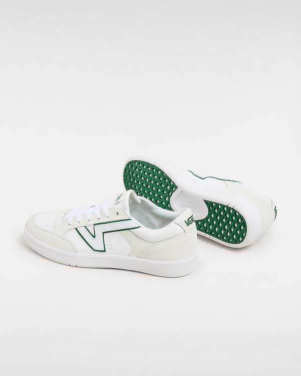Green / White Vans Lowland ComfyCush Women Tennis Shoes | VN8347510
