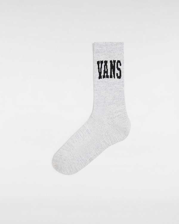 Grey Vans Arched Crew (1 Pair) Unisex Socks | VN7632940