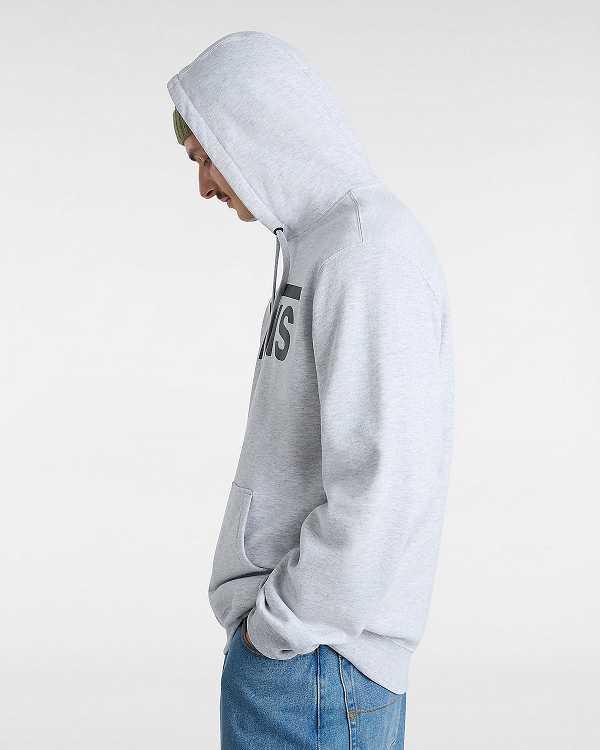 Grey Vans Arched Men Hoodie | VN3821674