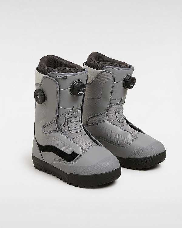 Grey Vans Aura Pro Men Snowboard Boots | VN0458169