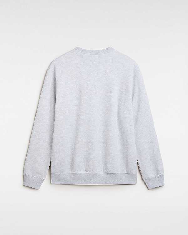 Grey Vans Classic III Crew Men Sweatshirt | VN1076825
